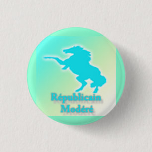 Republicain Modere Party Logo Button