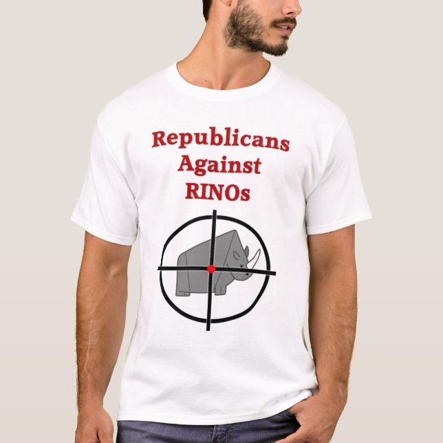 Républicains contre le T-shirt 1 de RINOs (Devant)