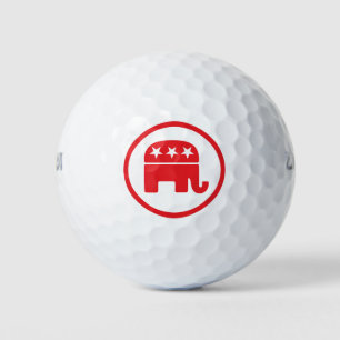 Republican Party Political Symbol (Elephant) Golfball