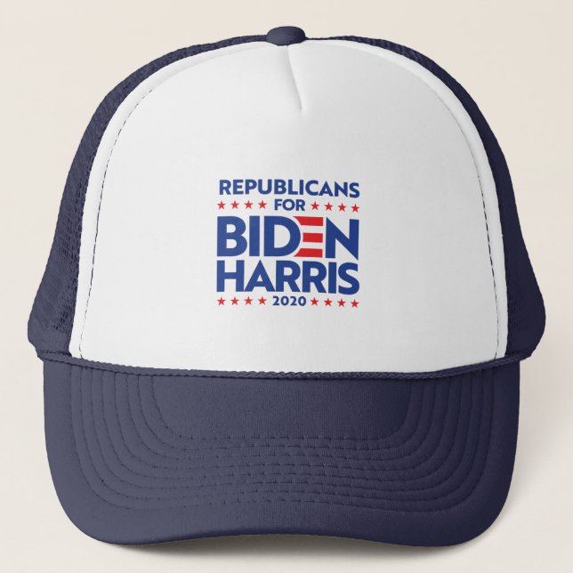 REPUBLICANS FOR BIDEN HARRIS TRUCKERKAPPE (Vorderseite)