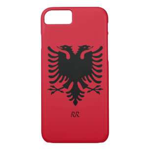 Republik- Albanienflaggen-Eagle iPhone 7 Fall iPhone 8/7 Hülle