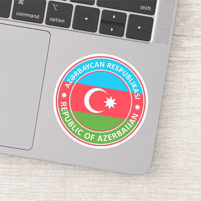 Republik Aserbaidschan Aufkleber (Detail)