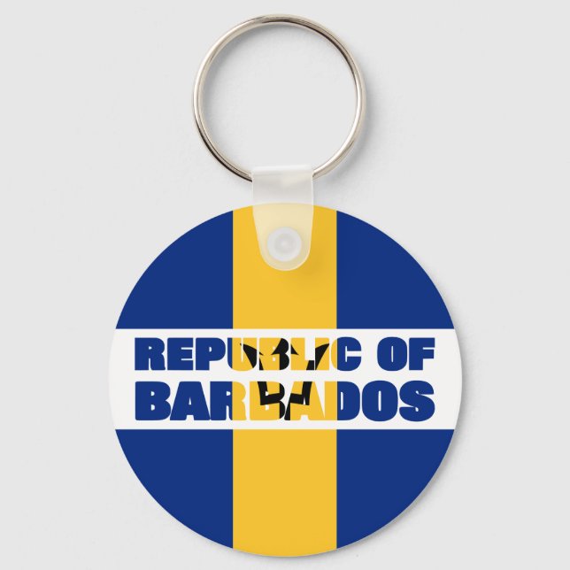 REPUBLIK BARBADOS SCHLÜSSELANHÄNGER (Vorderseite)