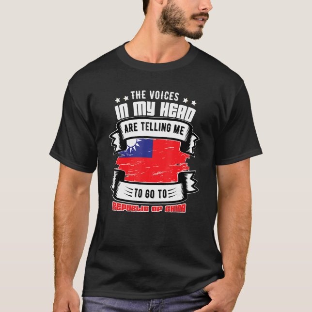 Republik China in meinem Kopf T-Shirt (Vorderseite)