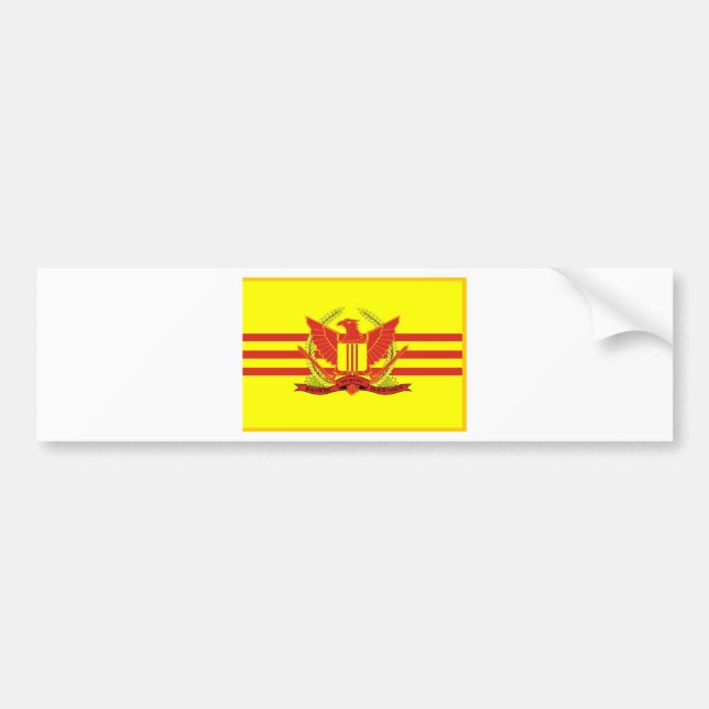 Republik der Südvietnam-Streitkraft-Flagge Autoaufkleber (Vorne)
