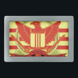 Republik der Südvietnam-Streitkraft-Flagge Rechteckige Gürtelschnalle<br><div class="desc">Die Flagge der Republik von Vietnam-militärischen Streitkräften (vor 1975). Streitkraft verwendet.</div>