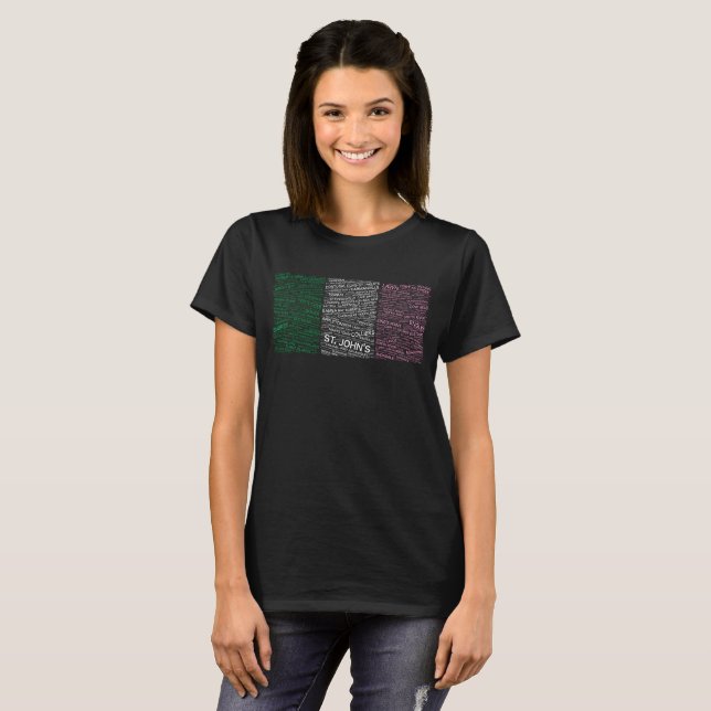 Republik des Neufundland-Flaggen-Shirts T-Shirt (Vorne ganz)