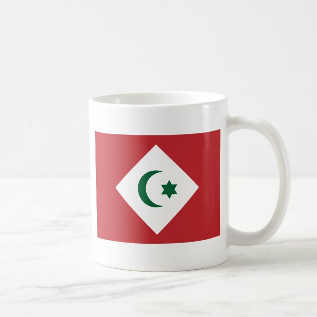 Republik des Rif, Marokko-Flagge Kaffeetasse (Rechts)