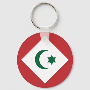 Republik des Rif, Marokko-Flagge Schlüsselanhänger