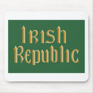 Republik- Irlandflagge Mousepad