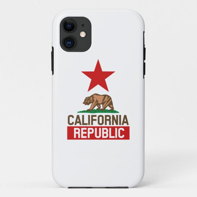 Republik Kalifornien Case-Mate iPhone Hülle (Rückseite)