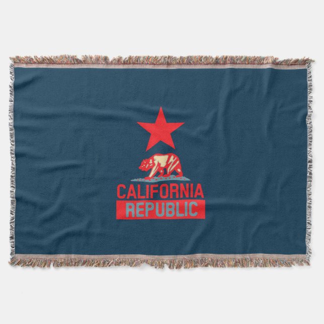 Republik Kalifornien im Blauen Stil Decke (Vorderseite)