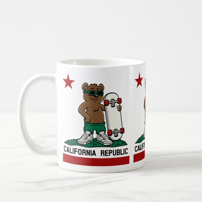 Republik Kalifornien Kaffeetasse (Links)