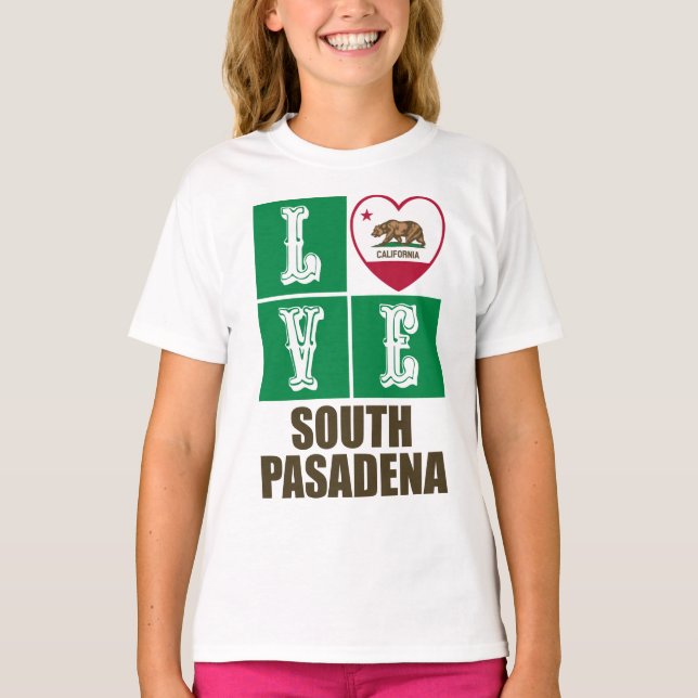 Republik Kalifornien - Liebe der Staatsflagge Süd- T-Shirt (Vorderseite)