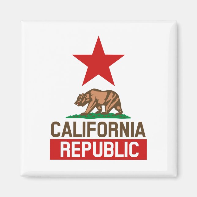 Republik Kalifornien Magnet (Vorne)