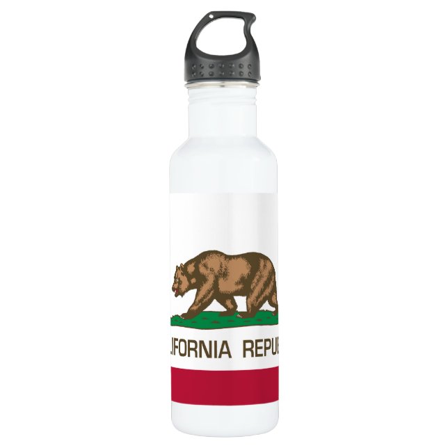 Republik Kalifornien (Staatsflagge) Trinkflasche (Vorderseite)