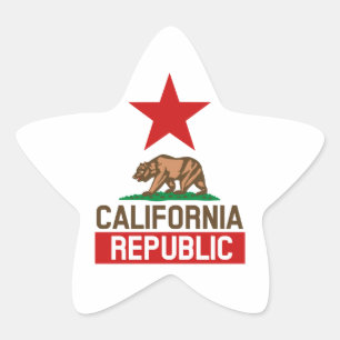 Republik Kalifornien Stern-Aufkleber
