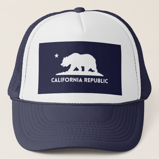 Republik Kalifornien Truckerkappe (Vorderseite)