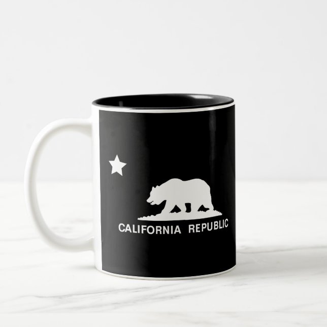 Republik Kalifornien Zweifarbige Tasse (Links)