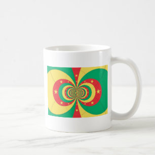 Republik Kamerun fünfzackiger Stern Kaffeetasse