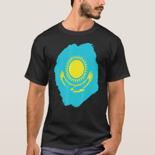 Republik Kasachstan - Qazaqstan - Kasachisches Fla T-Shirt