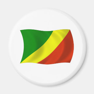 Republik Kongo Flagge Magnet