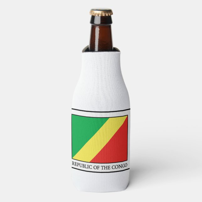 Republik Kongo Flaschenkühler (Flaschenvorderseite)