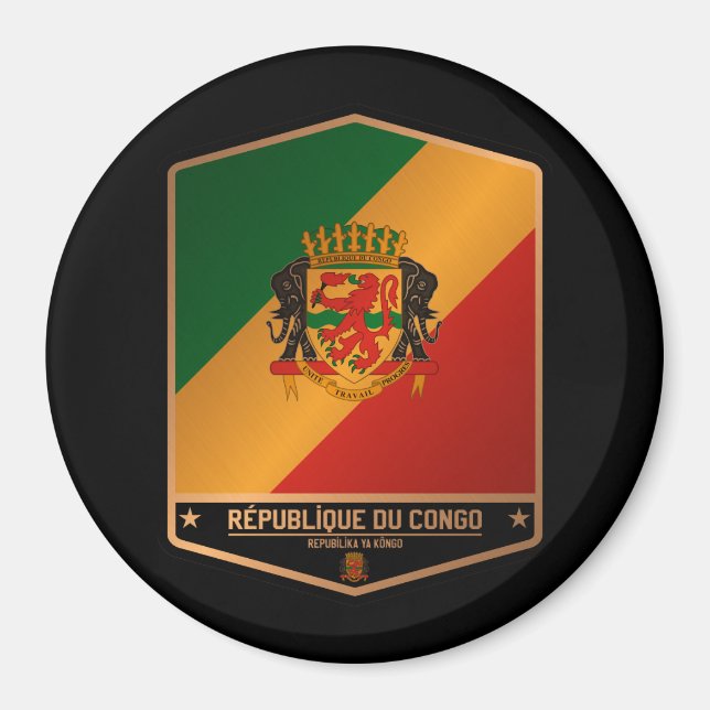Republik Kongo Magnet (Vorne)