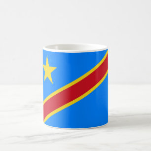 Republik Kongos-Flagge Kaffeetasse
