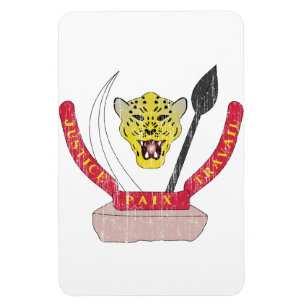 Republik Kongos-Wappen Magnet