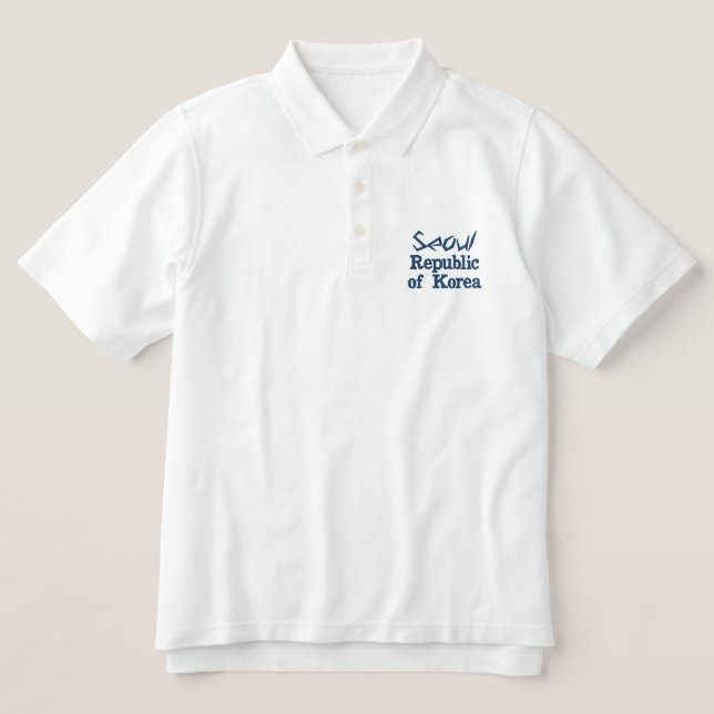 Republik Korea Polo-Shirt (Design Vorderseite)