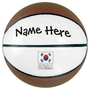 Republik Korea S Südkoreanische Flagge Personalisi Basketball