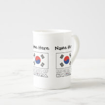 Republik Korea Südkoreanische Flagge Personalisier