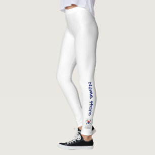 Republik Korea und südkoreanische Flagge mit Ihrem Leggings