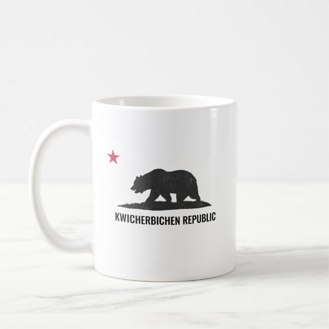 Republik Kwibiserbichen - Vintag in Not Kaffeetasse (Links)