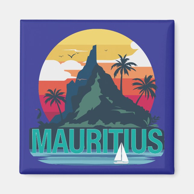 Republik Mauritius Magnet (Vorne)
