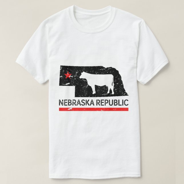 Republik Nebraska T-Shirt (Design vorne)