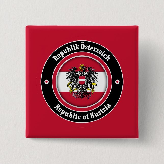 Republik Österreich Button (Vorderseite)
