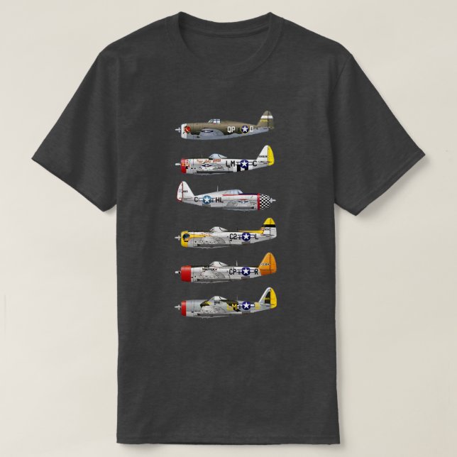 Republik P47 mit dem Bolzen Jug P47 T-Shirt (Design vorne)