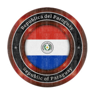 Republik Paraguay Schneidebrett