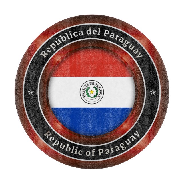Republik Paraguay Schneidebrett (Vorderseite)