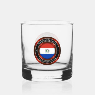 Republik Paraguay Whiskyglas
