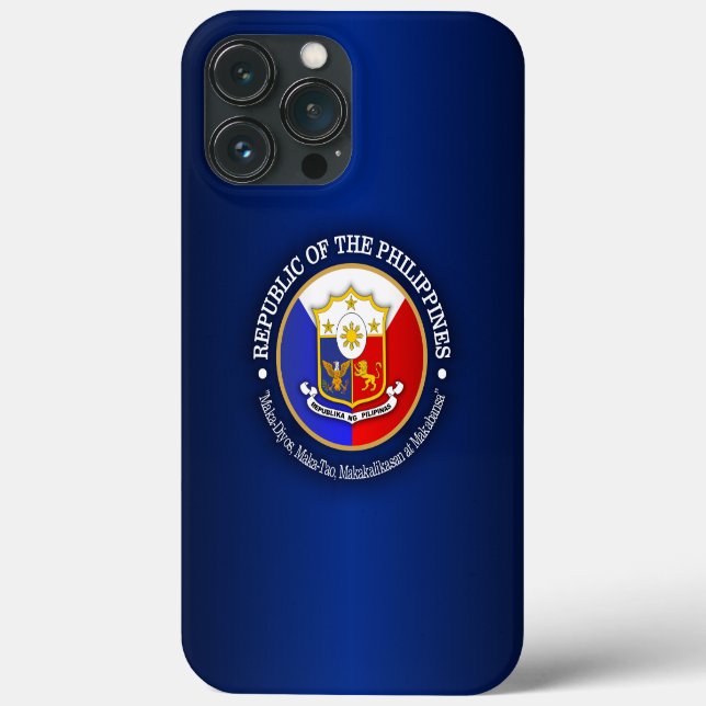 Republik Philippinen Case-Mate iPhone Hülle (Rückseite)