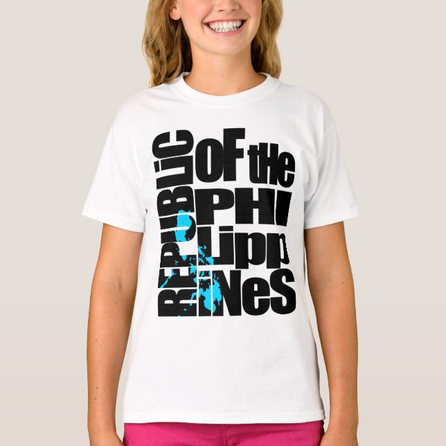 Republik Philippinen (Kids-Shirt) T-Shirt (Vorderseite)