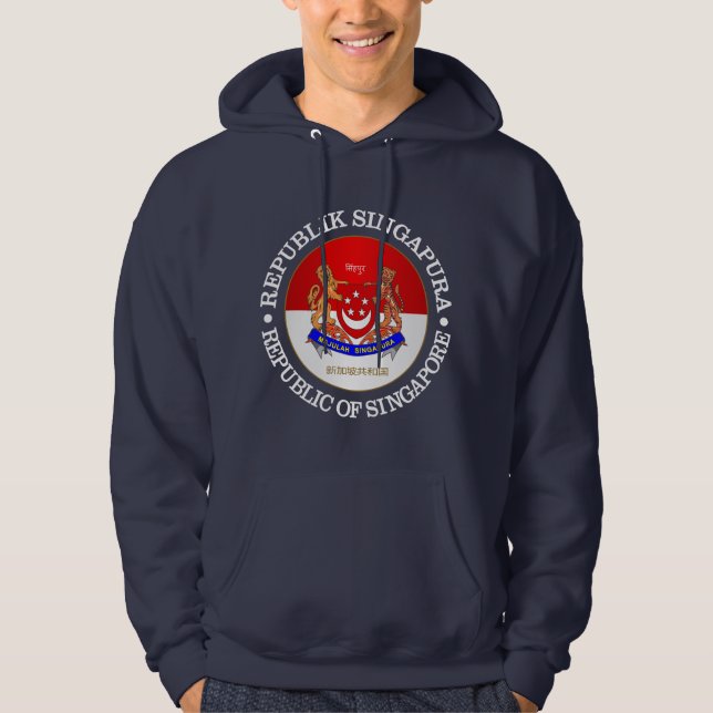 Republik Singapur Hoodie (Vorderseite)