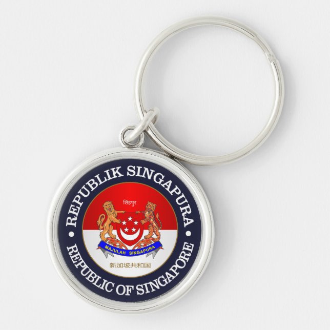 Republik Singapur Schlüsselanhänger (Vorne)