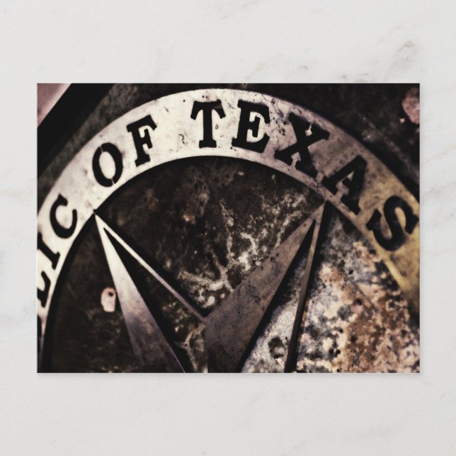 Republik Texas Postkarte (Vorderseite)