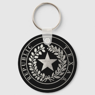 Republik Texas - Siegel Schlüsselanhänger