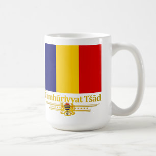 Republik Tschad (arabisch) Kaffeetasse