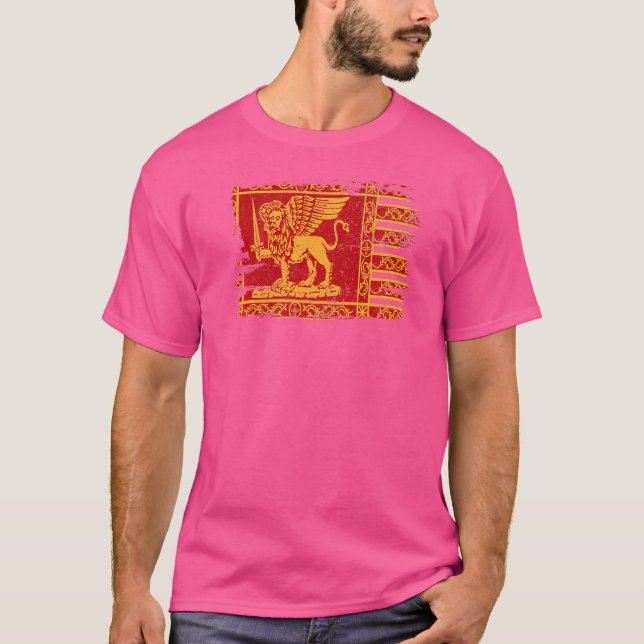 Republik Venedig Venetien - Italien - Flaggengeflü T-Shirt (Vorderseite)